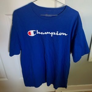 Champion blue shirt